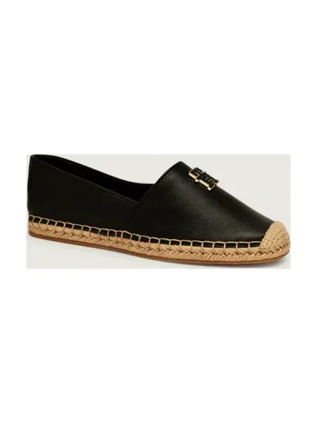 Tommy Hilfiger De piele espadrile negru