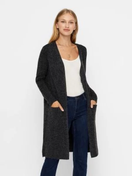 VERO MODA Geacă tricotată VMDoffy' negru