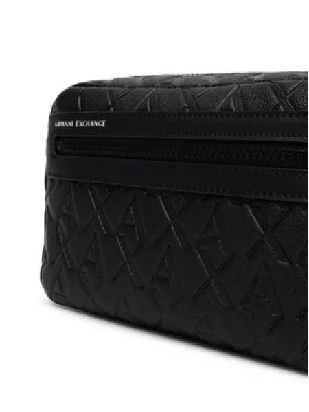 Armani Exchange Torbica za okoli pasu Armani Exchange črna