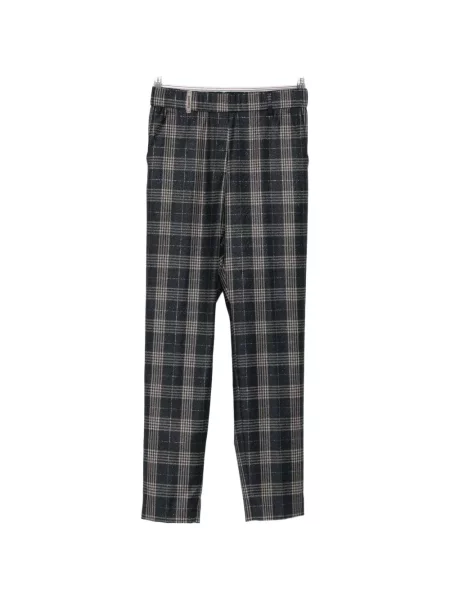 Pantaloni Peserico în carouri albastru