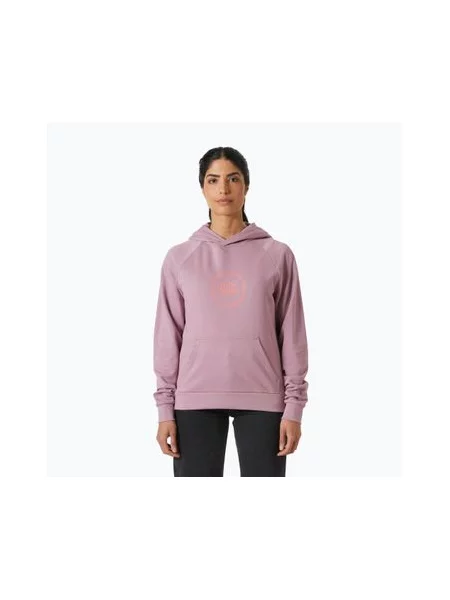 Кофта Helly Hansen Core Graphic Hoodie purple clay фіолетова