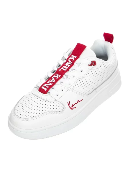 Sneakersy Karl Kani skórzane białe