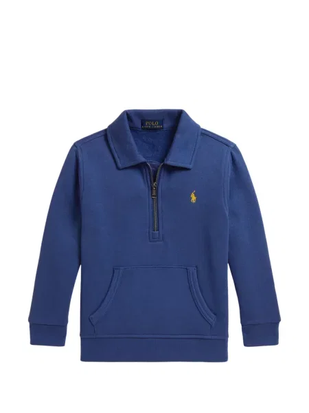 Dětska mikina na zip Polo Ralph Lauren modrá