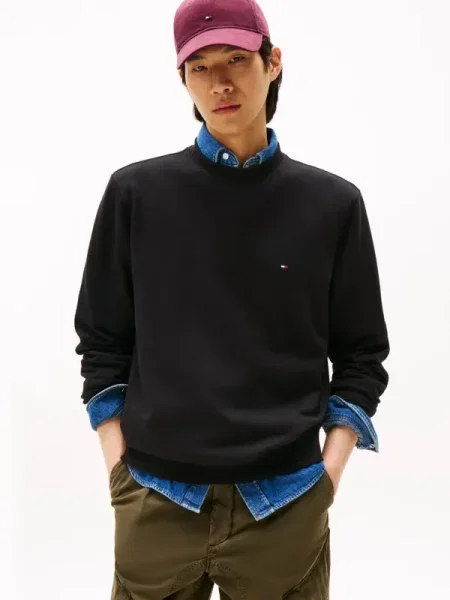 Tommy Hilfiger Hanorac TERRY | regular fit negru