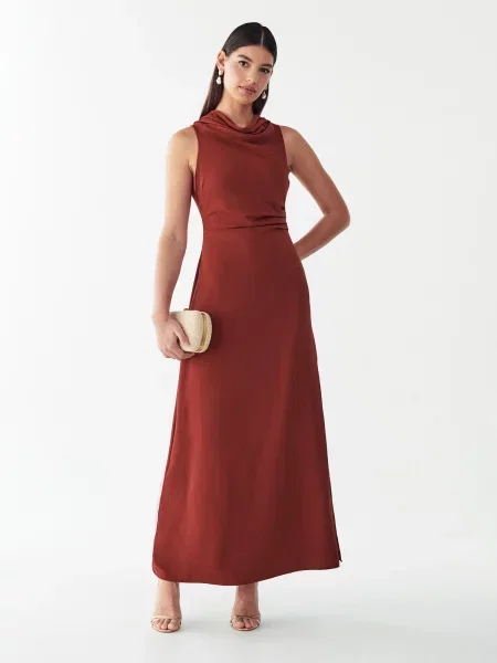St MRLO Rochie portocaliu