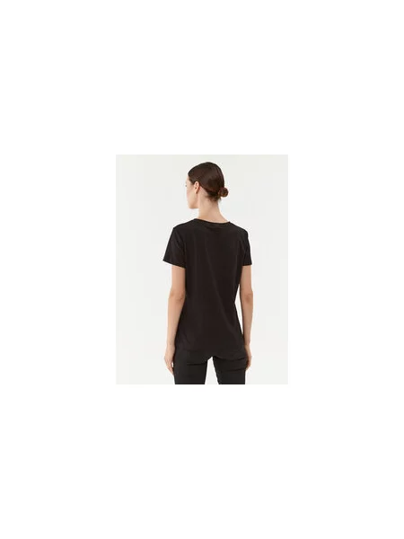 Guess Marškinėliai Regular Fit juoda