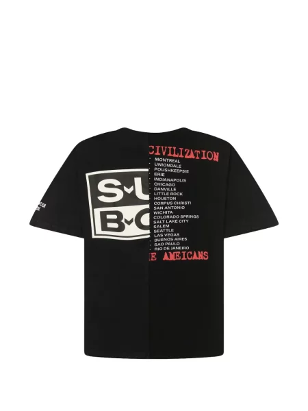 Tricou Protocol Index cu imagine negru