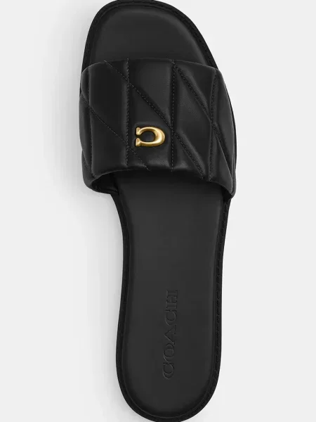 Кожаные шлепанцы Coach