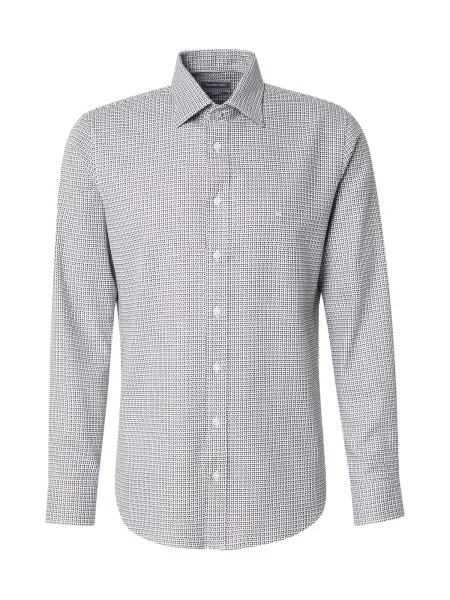 Michael Kors Cămașă maro / gri deschis alb