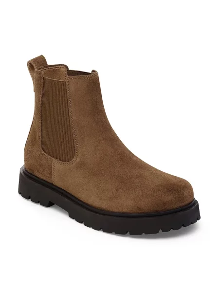 Birkenstock Semišové topánky chelsea Birkenstock Highwood Slip On Mid W hnedá