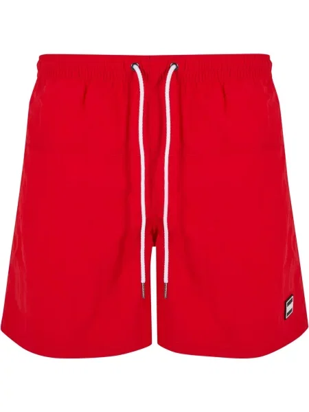 Urban Classics Plavecké šortky červená