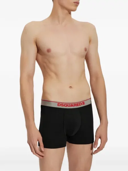 Boxeri Dsquared2 cu autograf negru