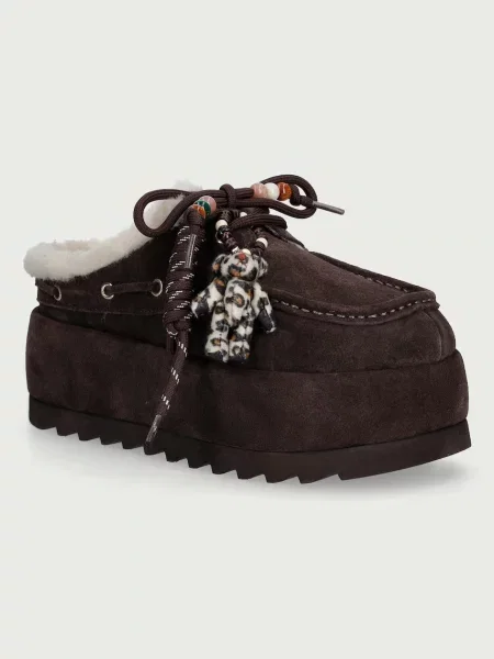 Cizme de zăpadă Steve Madden Cuddly închis maro