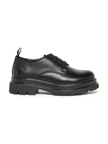 Diesel pantofi pentru copii D-DERBL-PU DRESSY SHOE negru