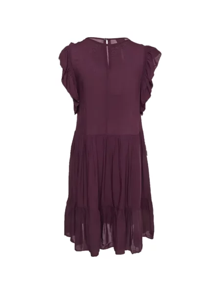 Rochie Zadig&voltaire cu volane roșu