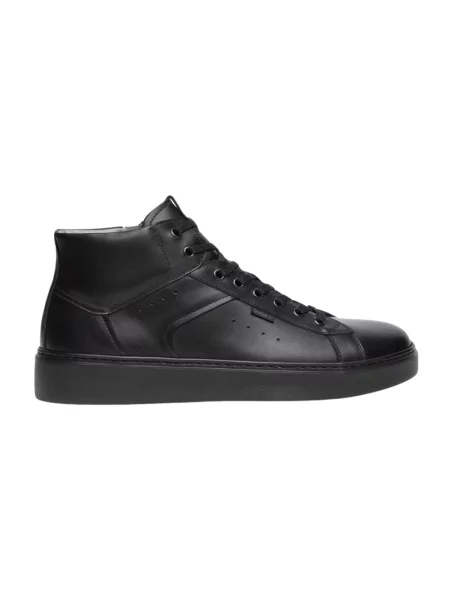 Sneakersy Nerogiardini skórzane czarne