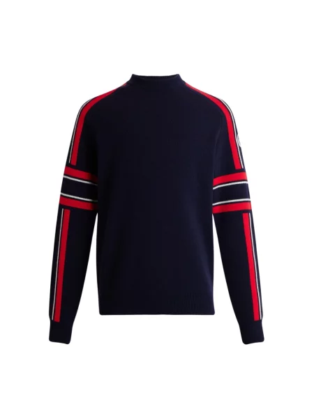 Sweter Fusalp wełniany niebieski