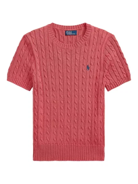 Tricou Polo Ralph Lauren cu broderie de costum cu dungi alb