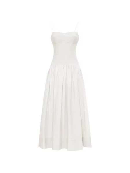 Rochie 12 Storeez cu bretele alb