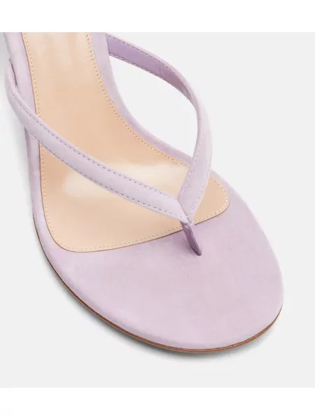 Zomšinės stringai Gianvito Rossi violetinė