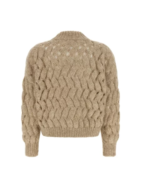 Sweter Brunello Cucinelli beżowy