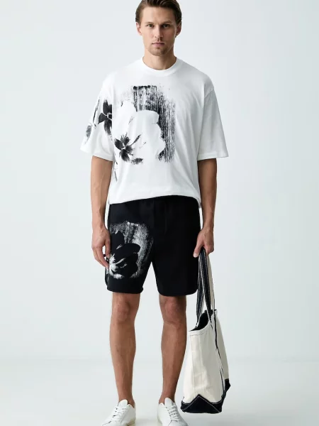 Armani Exchange tricou pentru bărbați din alb