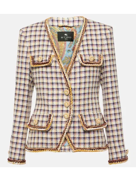 Geacă Etro în carouri