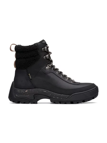Botki Clarks skórzane czarne
