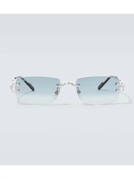 Sončna očala Cartier Eyewear Collection srebrna