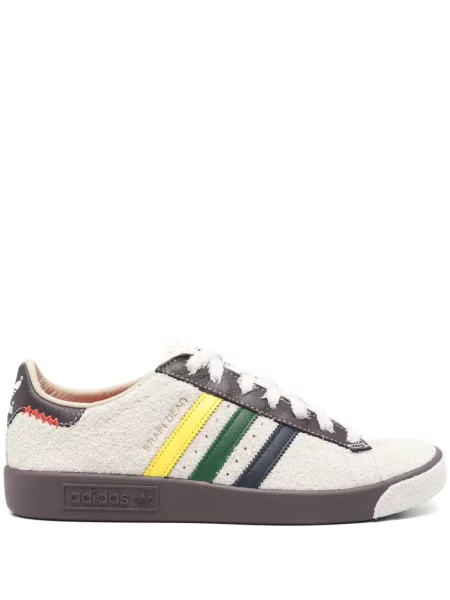 Șosete Adidas cu dungi cu broderie albastru