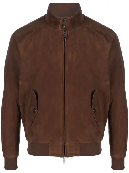 Geanta de piele Baracuta maro