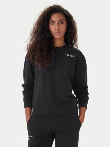 Kappa Світшот Logo Fekka чорний