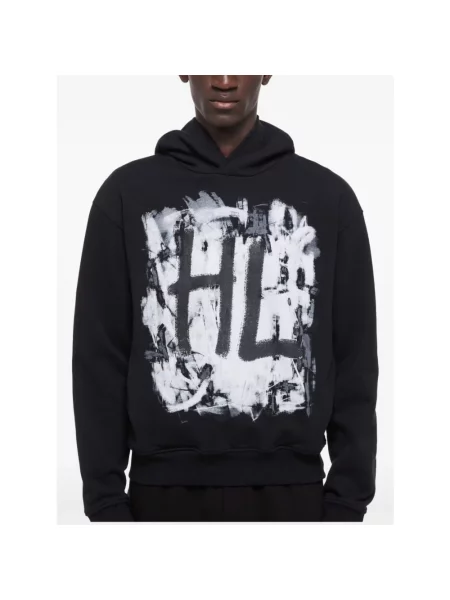 Bluza Helmut Lang z nadrukiem czarna