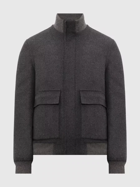 Шерстяная куртка Brunello Cucinelli серая