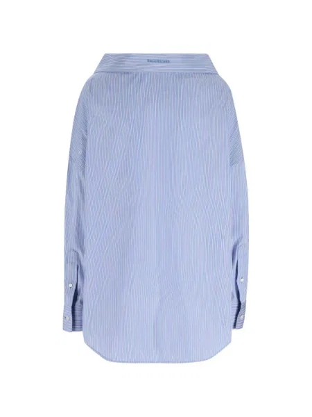 Cămașă Balenciaga cu dungi albastru