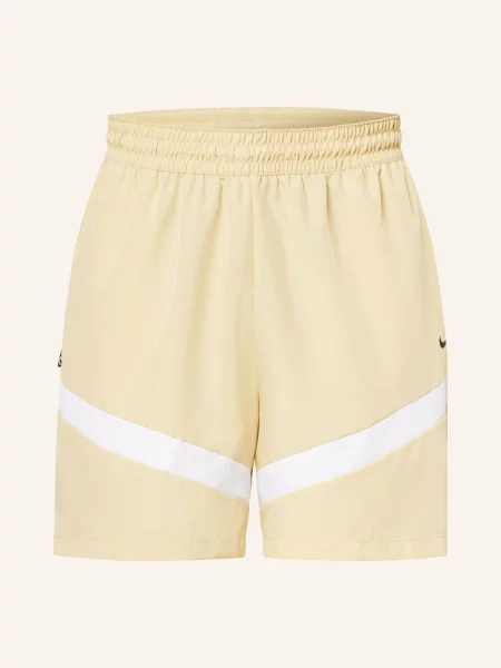 Basketbalové šortky Nike Icon Dri-Fit 6" team gold/team gold/white/black bílé