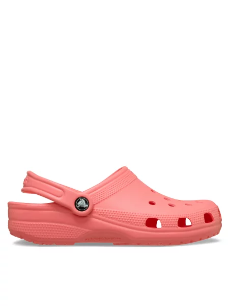 Классические шлепанцы Crocs розовые