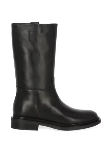 Botine Julie Dee din piele negru