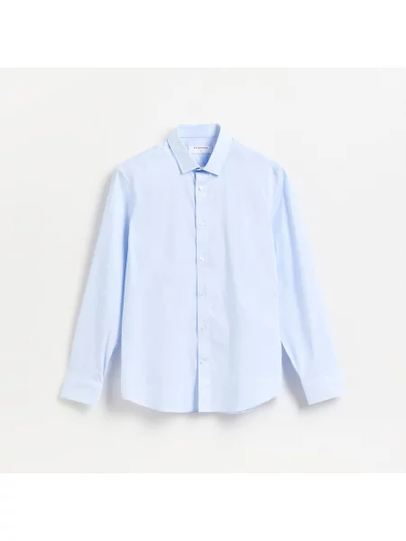 Reserved Slim fit sima ing halványkék