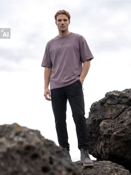 Sinsay loose tričko s nápisem šedá
