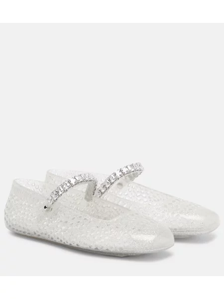 Pantofi cu toc Jimmy Choo alb