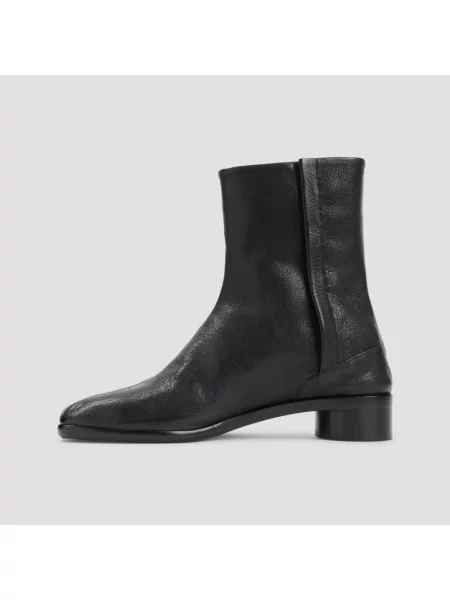 Botki Maison Margiela skórzane czarne