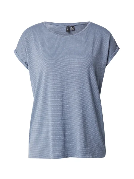 VERO MODA Tricou VMLAVA fumuriu / argintiu albastru