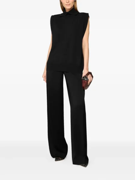 Top Genny tricotate negru