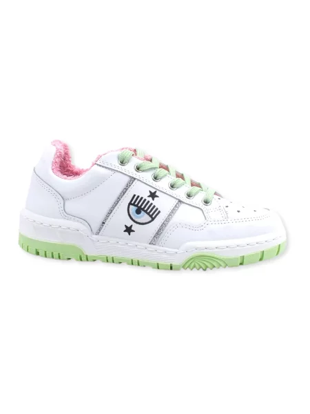 Sneakersy Chiara Ferragni Collection skórzane białe