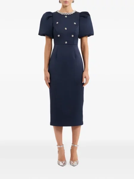 Rochie midi Rebecca Vallance albastru