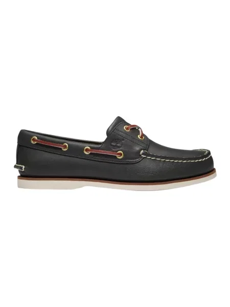 Półbuty Timberland skórzane niebieskie