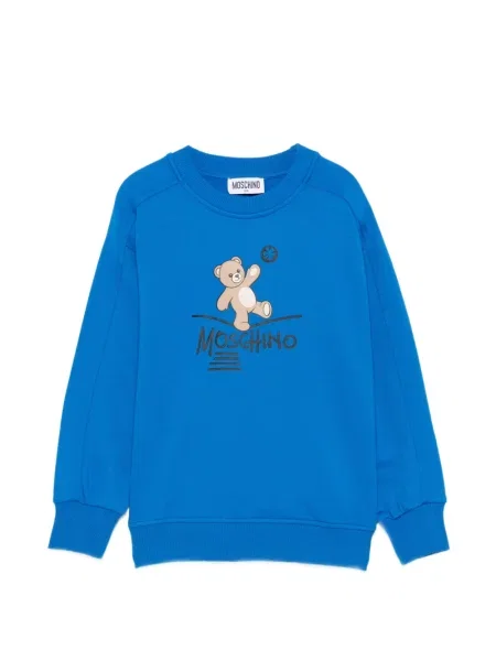 Sweter dziecięcy Moschino niebieski