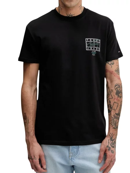 Majica Tommy Hilfiger Jeans črna