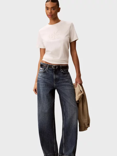 Дитяча футболка Calvin Klein Jeans біла